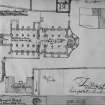 Photographic copy of drawing showing plan of Church of the Holy Rude, Stirling.