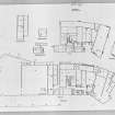 Glasgow, 125-129 Shuna Street, Glasgow Rubber Works
Layout Plan of Works with key (undated, copied 1999), showing Ground, First, Second and Basement floor