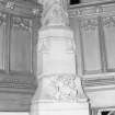 Alloa, Bedford Place, Alloa West Church, interior detail of column.