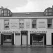 View of 71-75 Glasgow Street, Ardrossan, from SE, showing the premises of A Allan & Son.