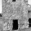 Excavation photograph : entrance to doocot.