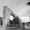 View of ruins from WSW