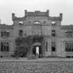View of Rossie castle from S showing main elevation.
