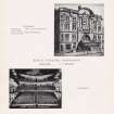 Howard and Wyndham Jubilee album. Page 6 with drawing of exterior and photograph of auditorium from the stage.