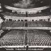Howard and Wyndham Jubilee album. Page 6. Photograph of the auditorium taken from the stage.
