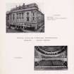 Howard and Wyndham Jubilee album. Page 8 showing photographs of exterior and auditorium.