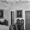 Interior view of Craigievar Castle showing White Room.