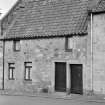 View of front elevation of house in Cross Wynd, Falkland.