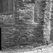 Detail of blocked window or doorway, Wallace Tower (Benholm's Tower), Netherkirkgate, Aberdeen.