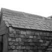 Detail of roof slating, Wallace Tower (Benholm's Tower), Netherkirkgate, Aberdeen.