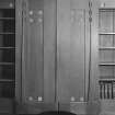 Hill House, interior
View of twin-leaf door unit, Library