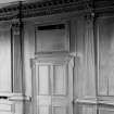 Strathleven House, interior.
Detail of cupboard doors and pilasters on West wall in West room (dining room).