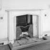Interior.
Detail of fireplace in ground floor North-West apartment.