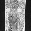 Photographic copy of rubbing of face A of cross-slab at Ardchattan.
 
