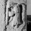 Detail of Pictish cross-slab Aberlemno 3, showing right-hand angel on face A.
 
