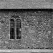Campbeltown, Old Lowland Church.
View of infilled doorway and window in South-West wall.
