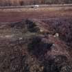 View of nearby and later boundary bank, facing NE