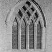 Detail of later window in SE elevation of chancel.