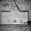 Heraldic memorial of Andrew Riddell of Haining, 17th century