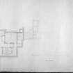 Plan of sunk storey