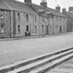 General view of buildings on the south side of Drummond Street, Muthill.