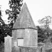 General view of tomb.