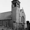 St. Leonard's Parish Church.
View from North West. Includes bell-tower