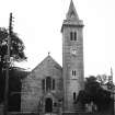 General view of West elevation of Church.