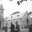 General view of South elevation of Church.