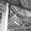 Interior.
Detail of roof timbers.