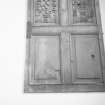 Interior.
View of carved wooden panel.