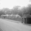 Shelter, lodges and gatepiers.
General view.