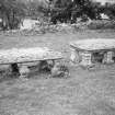General view of two table-tombs.