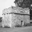 Craigie Policies, Doocot.
View of entry side.