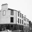 Newhaven, 56-58 Main Street, and 12 Pier Place.
View from West of 56-64 Main Street showing newly harled elevations, after redevelopment.