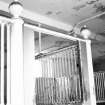 Edinburgh, Norton Hotel, Stables, interior.
Detail of stalls.