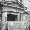 View of rear entrance from N.