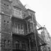 Glasgow, Church Street, Western Infirmary.
General view including fire escape ladders.