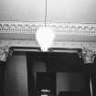 Glasgow, 8 Crown Gardens, interior.
Detail of cornice and corinthian capitals in hall.