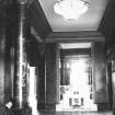 Glasgow, 6 Rowan Road, Craigie Hall, interior.
View of main hall.