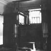 Glasgow, 6 Rowan Road, Craigie Hall, interior.
View of organ in music room.