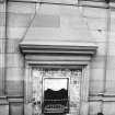 Glasgow, 6 Rowan Road, Craigie Hall, interior.
View of fireplace in Winter Garden.