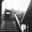 Glasgow, 6 Rowan Road, Craigie Hall, interior.
View of staircase.