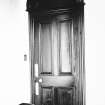 Glasgow, 6 Rowan Road, Craigie Hall, interior.
View of door in first floor sitting room.