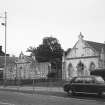 View of Braehead Cottages from Cardross Road.