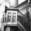 Interior.
View of pulpit.