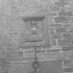 Detail of date plaque.