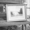 Easter Moncrieff.
General view of framed and glazed photograph of house in c. 1880.