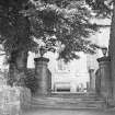 Kirkton Of Cleish, St Mary's Church.
View of stairs leading to church.