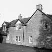 View of West elevation of farmhouse.